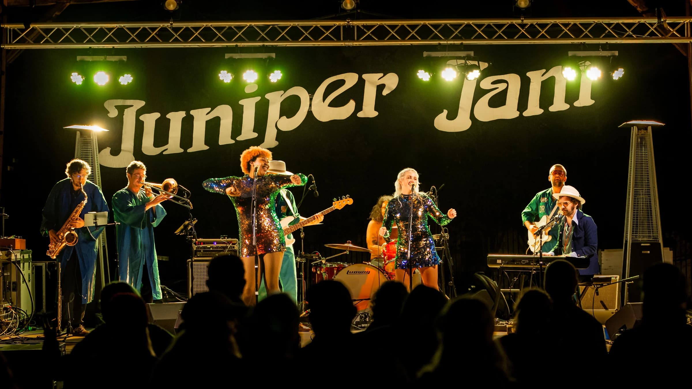 Family Worship Center late in the evening on the main stage at Juniper Jam, September 5, 2026.